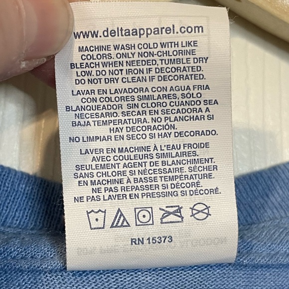 Delta Pro Weight blue Styx 2019 World Tour graphic band tee unisex sz S - Picture 5 of 7